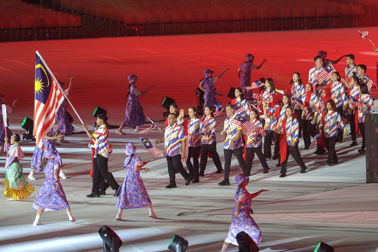 Other Sports: Malaysia step out in style as Asian Games begin in ...