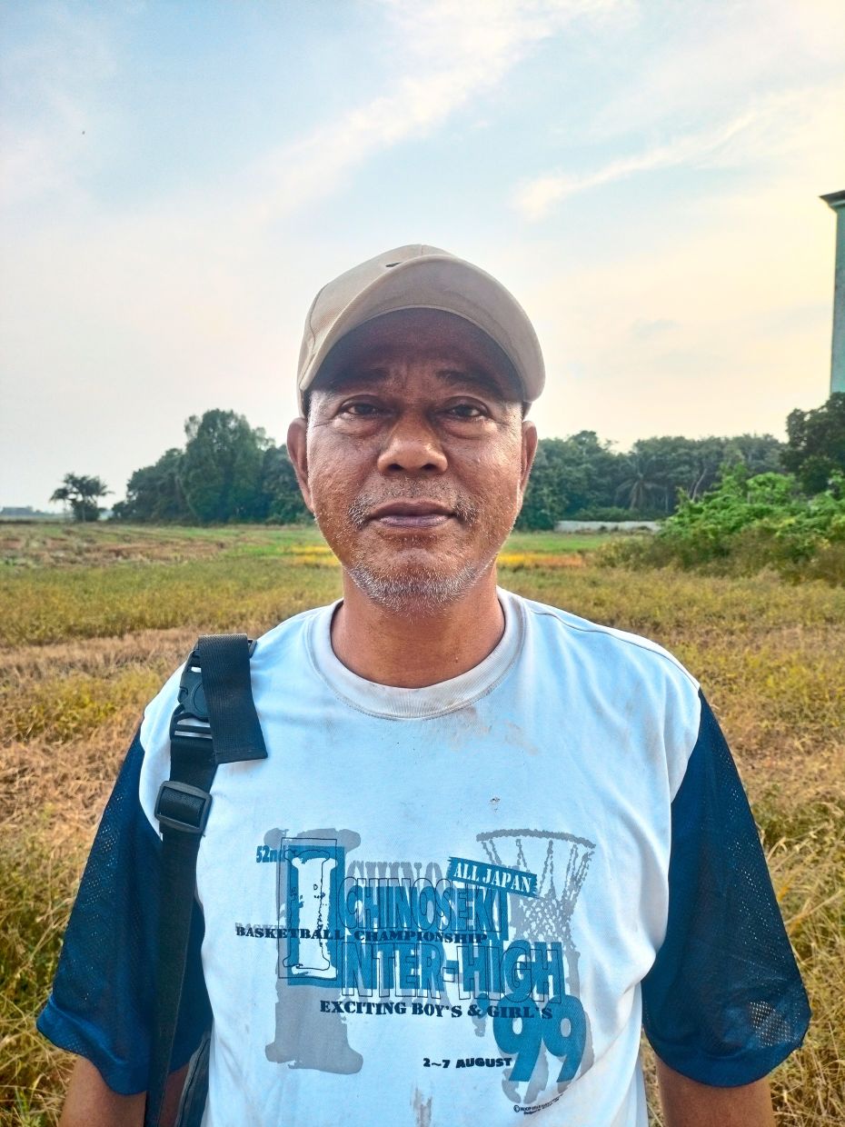 Azhar has been growing padi for the past 27 years in Kampung Permatang Berangan.