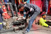 Fatal accident at Bangkok's BTS Punnawithi station as contractor falls into underground drain