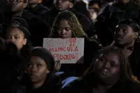 After deaths of nine women, South Africans gather to run, mourn and demand change