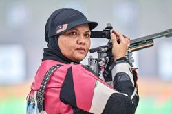 Age and distance no obstacle for veteran shooter Suryani