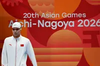 China's teenage swimmer Yu Zidi scoops first swimming gold at the Nagoya Asian Games