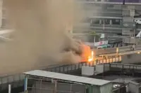 Bangkok MRT track fire prompts evacuation from station building, causing a 60-minute delay