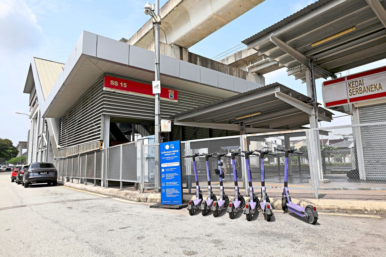 MBSJ’s efforts to strengthen first- and last-mile connectivity in the SS15 commercial area includes dedicated e-scooter drop-offs.
