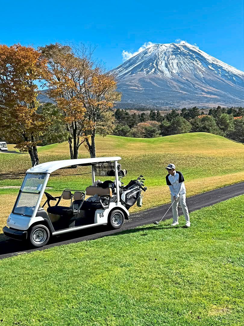 Wong fell in love with golf at the age of 28, and has since visited golf courses in Japan and Australia. — WONG KOK CHUEN