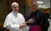 Pope Leo XIV receives personal pectoral cross from Filipino bishop
