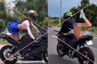 Russian woman deported after performing dangerous motorcycle stunts in Khanh Hoa