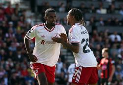 Soccer-Isak ignites lacklustre Liverpool in win over Bournemouth