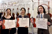 Malaysian luthiers win 2 golds, 1 silver at international violin-making competition in Italy