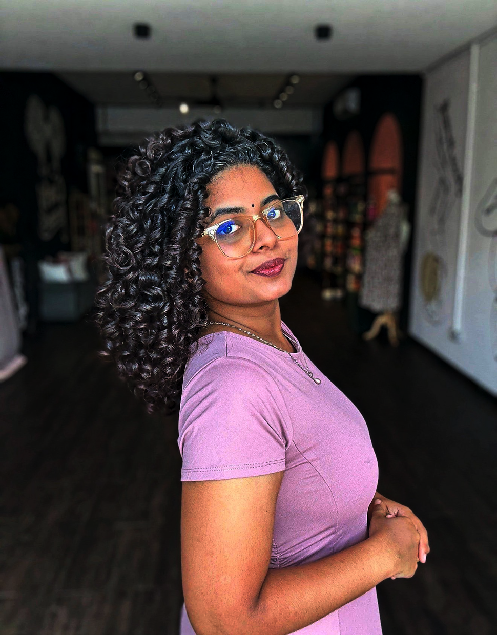 When Yasvenaa Nagendrarao started learning more about curly hair, she realised that people simply had never been taught how their natural texture worked. Photo: CurlFixers