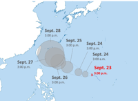 Possible typhoon may approach Japan's Okinawa prefecture