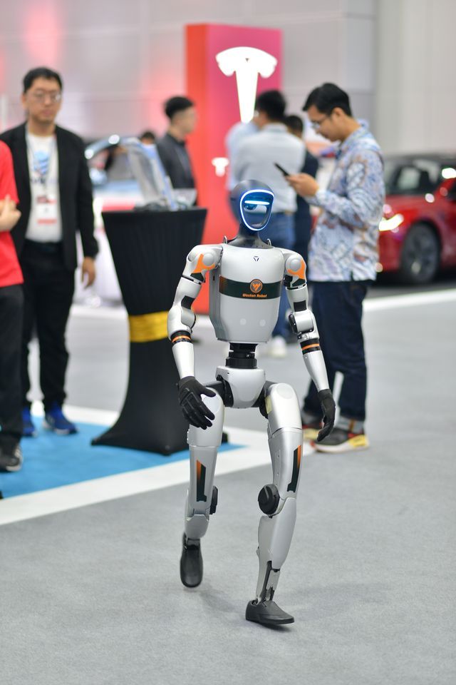 A robotics exhibit at Smart City expo Kuala Lumpur 2025, illustrating MDEC’s efforts to advance Malaysia’s digital ecosystem.