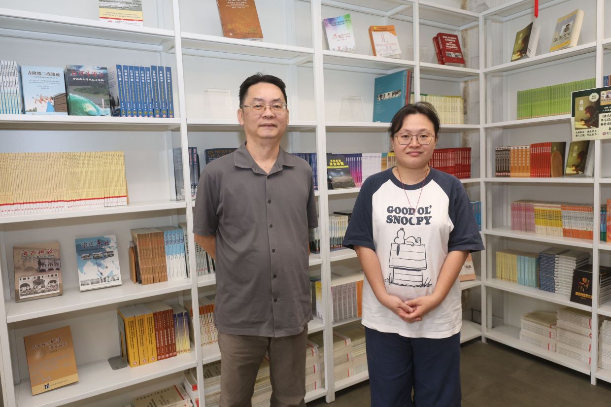 The linguistic changes are also a record of the journey taken by Malaysian Chinese over generations, say Chiam (left) and Ng.