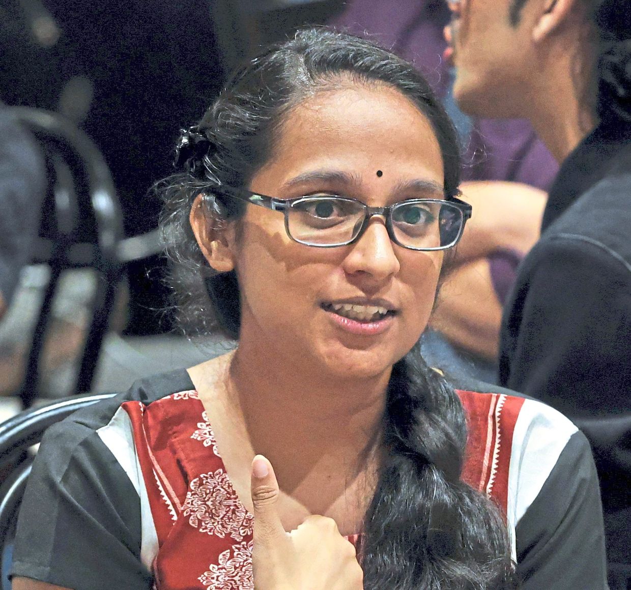 Vimala appreciates how the community has created a positive space where everyone is accepting of different views. Photo: The Star/Chan Tak Kong