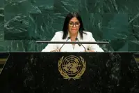 Venezuela's Rodriguez promises elections in transition to 'full democracy'