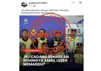 QuickCheck: Did the JPJ propose allowing Rohingyas to get driving licenses?