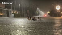 Heavy rain in Thailand floods Highway 331 and Pattaya roads across Chonburi