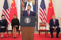 Trump hails 'truly great friendship' with Xi Jinping as the Chinese leader begins his state visit