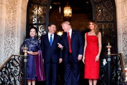 First ladies step forward as Trump lays on rare honours for Xi