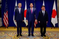 US, Japan and South Korea launch economic-security talks despite Xi's summit in Washington