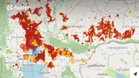 Satellite data identifies high flood-risk areas across Thailand