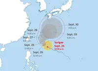 Typhoon Surigae moves closer to Japan’s Okinawa, Kyushu