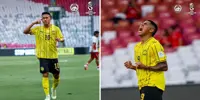 Bergson marks debut with first goal, Aiman hits double