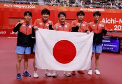 Harimoto hails new era as Japan dethrone table tennis kings China
