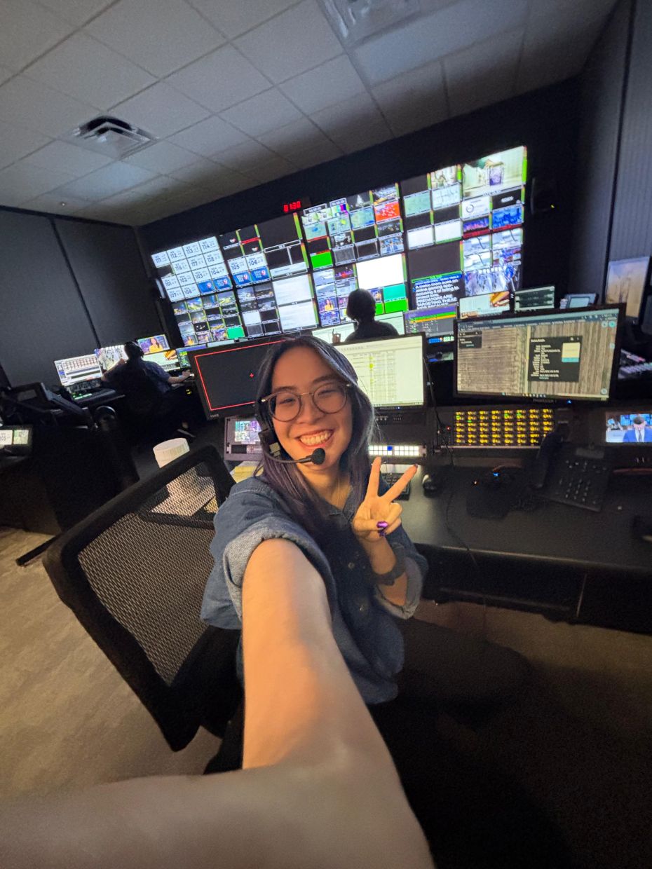 As a news producer, Siew’s days are filled with hours of researching, writing and deciding how stories are presented. Photo: Amanda Siew