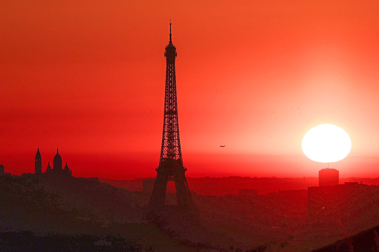 Images of France’s hottest summer remain etched in memories – and in Antonova’s artwork. Photo: AFP