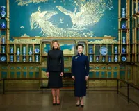 Inside Melania Trump and Peng Liyuan’s visit to the Smithsonian’s Peacock Room