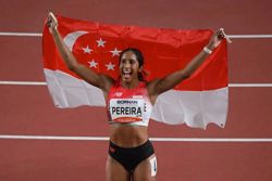 'I love the pressure now': Singapore's Shanti Pereira wins 100m silver at the Asian Games