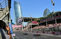 Motor racing-Russell fends off Verstappen to win in Baku, Antonelli fifth