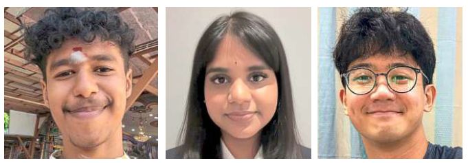 Young voters: (From left) Yogendra, Preissha and Chua are looking for candidates who can address the key issues affecting youths.