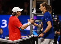Tennis-De Minaur stuns Zverev, Tien beats Cobolli as Team World take 5-3 lead in Laver Cup