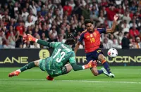 Soccer-World champions Spain punish England errors to win Nations League thriller at Wembley