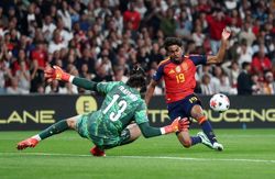 Soccer-World champions Spain punish England errors to win Nations League thriller at Wembley
