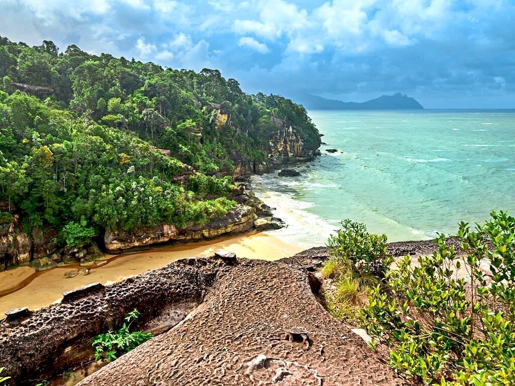 The Bako national park, which is part of the Sarawak Delta Unesco Global Geopark.