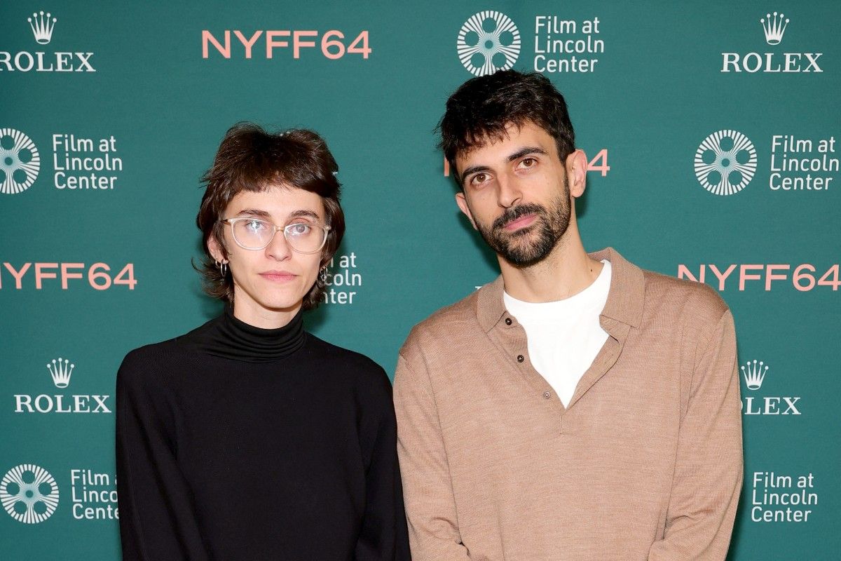 Rachel Szor and Yuval Abraham attending the NAZA premiere during the 64th New York Film Festival. — Getty Images via AFP