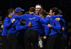 Tennis-Team Europe cruise past Team World to win sixth Laver Cup title