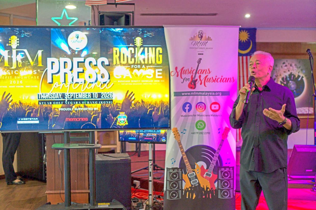 Danker says the concert is a way for the music community to come together and give back. Photo: Persatuan Muzik Malaysia