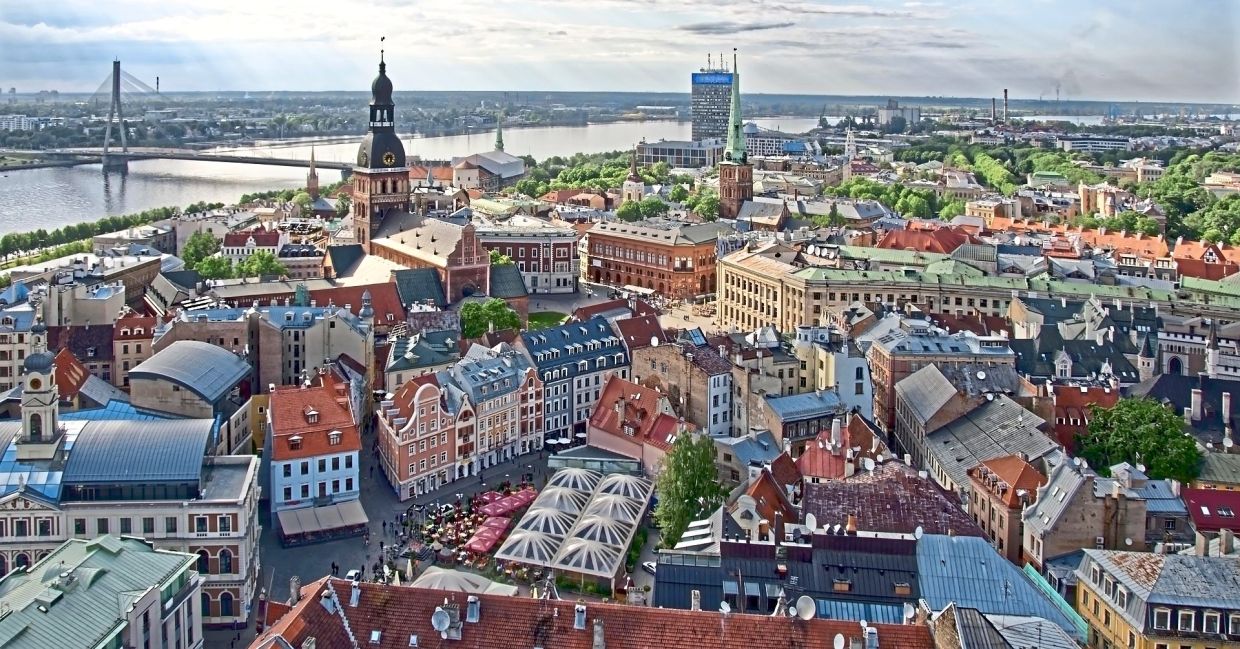 You can explore the old town of Riga in Latvia on foot. — Pexels