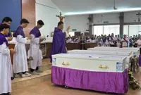 Four Sepanggar crash victims laid to rest in joint funeral mass