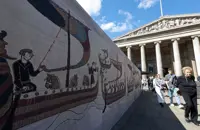 Blind man challenges British Museum over lack of audio tours for Bayeux Tapestry