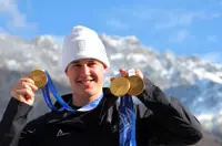 Alpine skiing-After Olympic sweep, Swiss Von Allmen shrugs off pressure ahead of new season