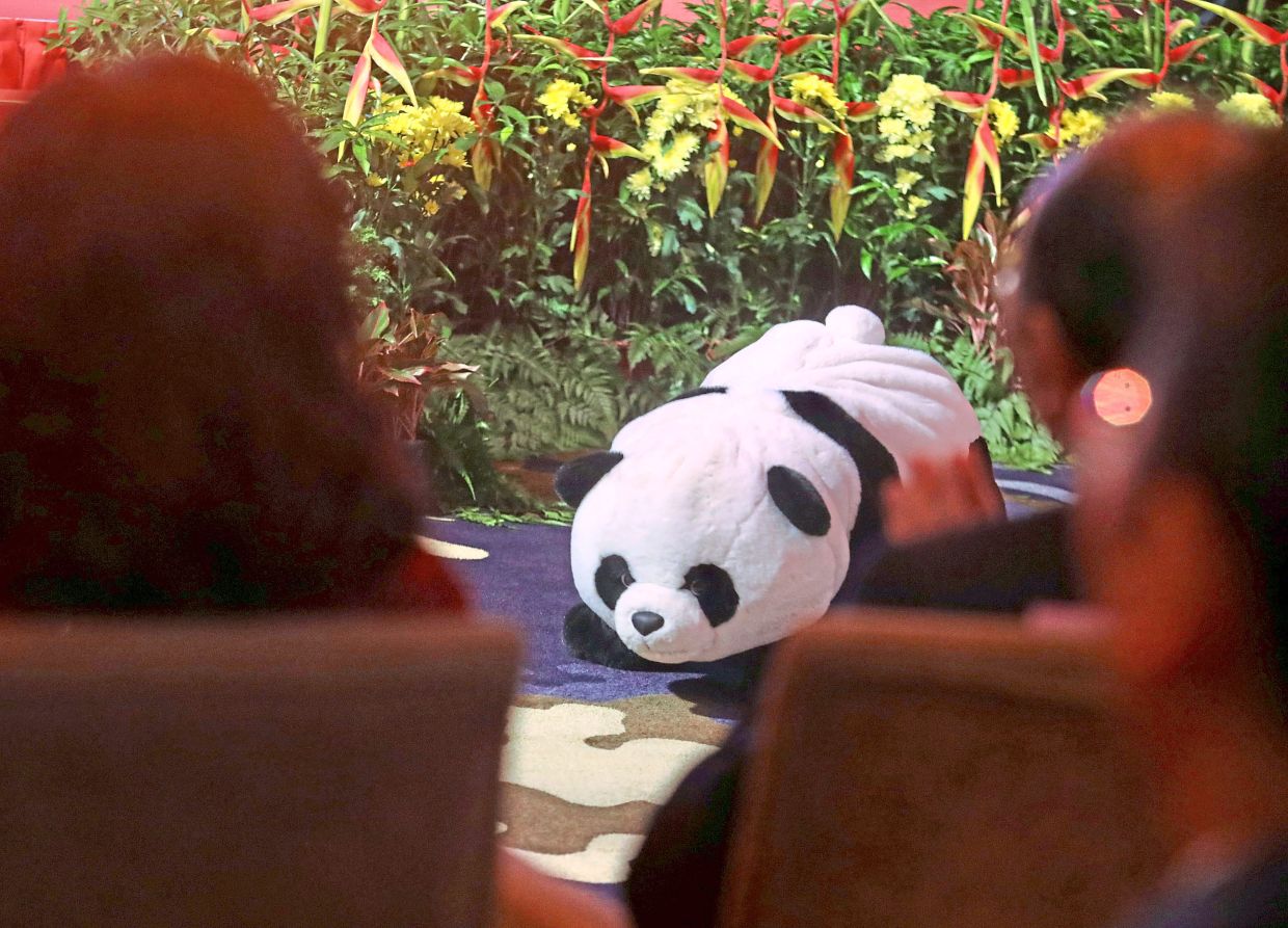 While cute ‘pandas’ also took the stage during the event in Kuala Lumpur.