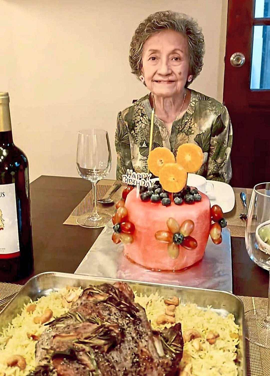 Tan looking radiant as she celebrates her 92nd birthday.