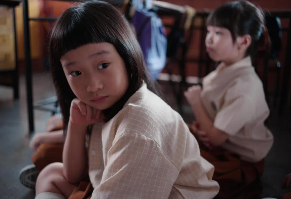 Singaporean child actress Ong Xuan Jing in local movie Ah Girl. -COURTESY OF CHARLYN NG