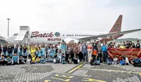 A royal joyride through the clouds for the orphans