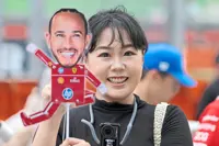 Hamilton in different colours this time, but love for track remains the same